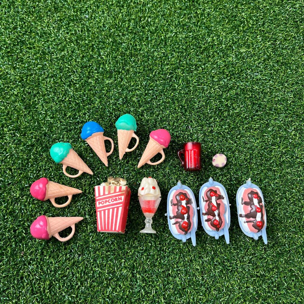 Miniature Plastic Toy Play Food Accessories Pretend Play Kitchen